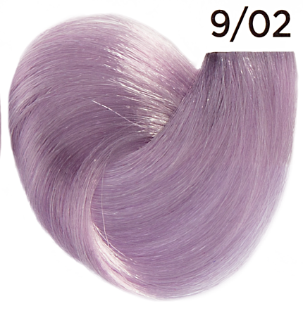 Inebrya Color, 9/02, очень светлый блондин фиолетовый пастельный, крем-краска, 100 мл.