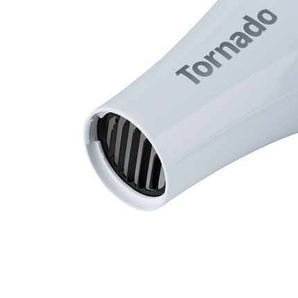 DEWAL Фен "Pro Tornado" белый , ионизация, 2 насадки, 2300 Вт.