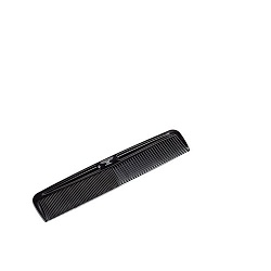 TNL, расческа для стрижки комбинированная прямая 188 мм.,черная