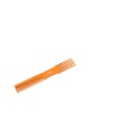 TNL, расческа с зубчиками для начеса с хвостом-вилкой 19 мм., светло-оранжевая