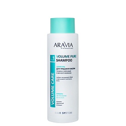 ARAVIA Professional, Шампунь для объема тонких и склонным к жирности волосам, без сульфатов, 400 мл.